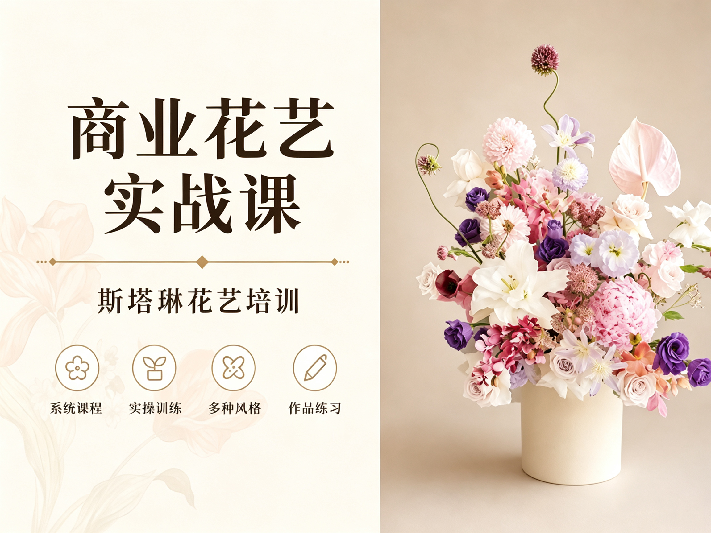 商业花艺实战课